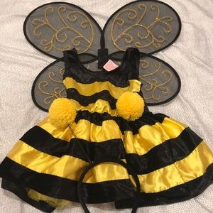A used bumblebee 2 years toddler costume dress